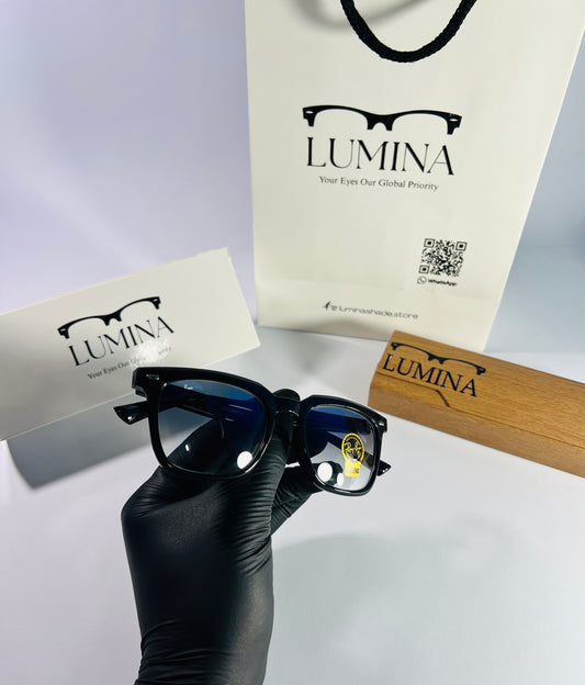 Ray-Ban Polished Transparent Blue Shade