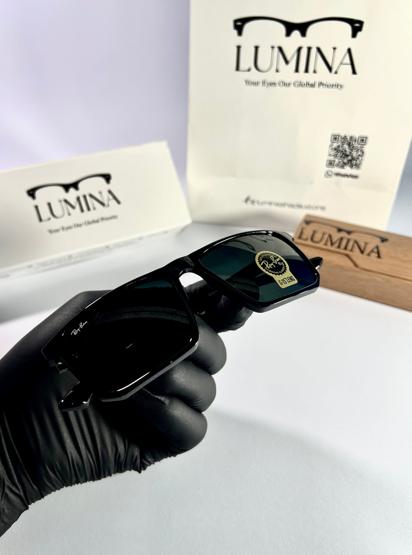 Ray-Ban Black Shade itlay