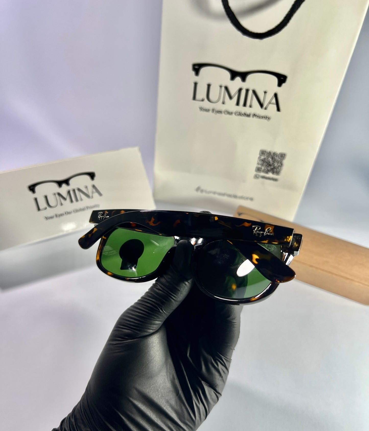 Ray-Ban New Wayfarer Tortoise RB2132 Sunglasses