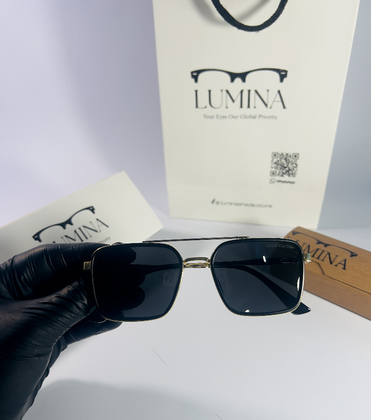 Louis Vuitton Shark Gold Black