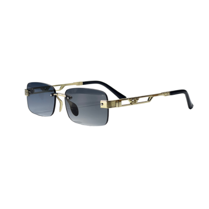 Cartier Gold Frame Black Shade