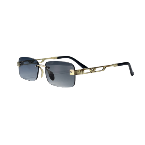 Cartier Gold Frame Black Shade