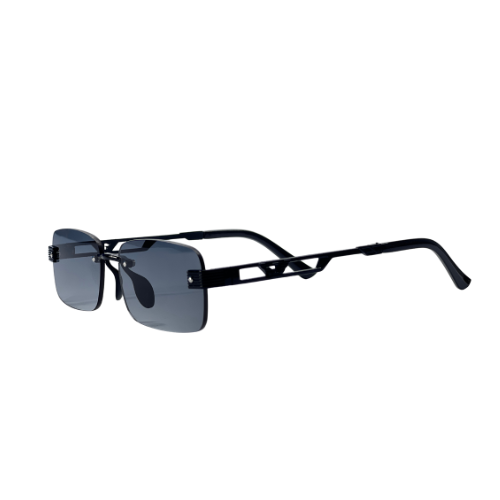 Cartier Black Frame Black Shade
