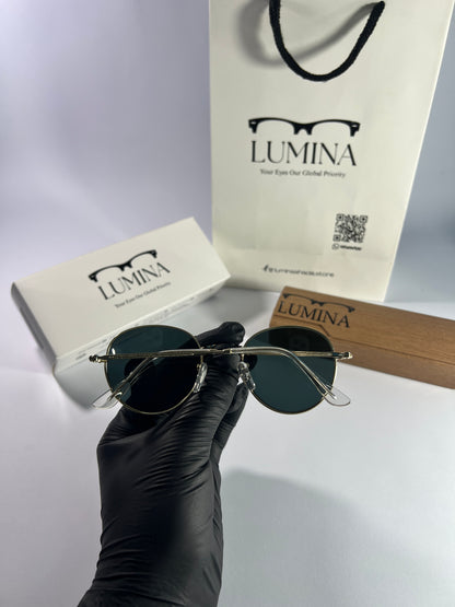 Black Ray-Ban Round Metal Sunglasses