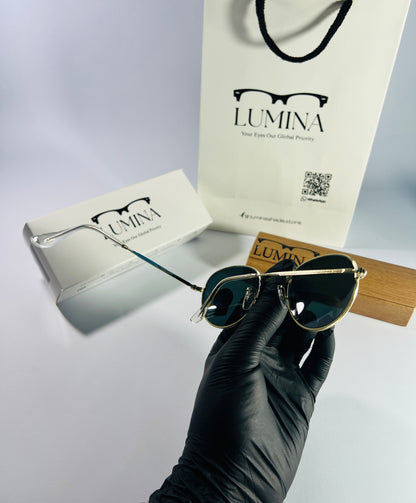 Black Ray-Ban Round Metal Sunglasses