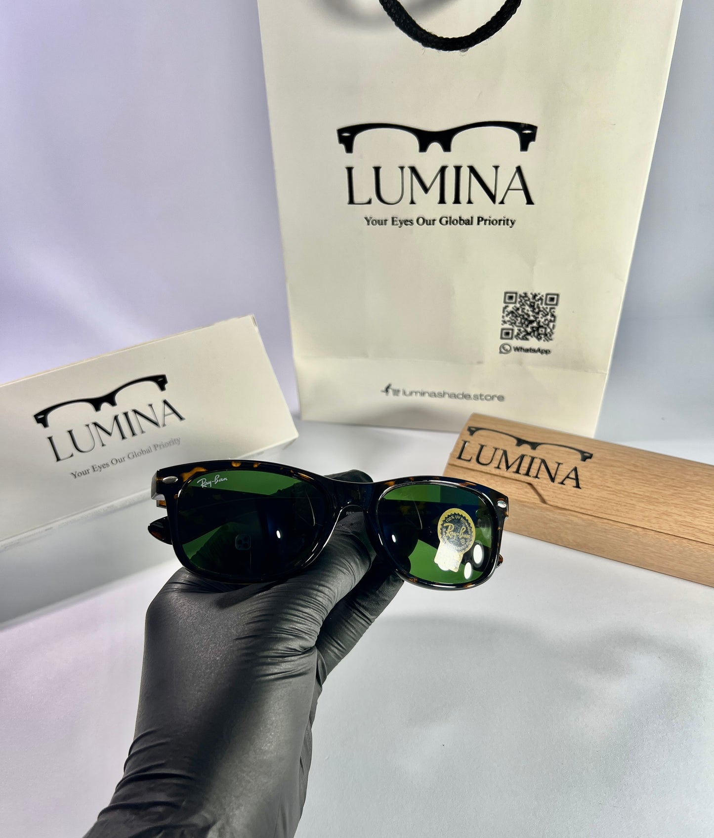 Ray-Ban New Wayfarer Tortoise RB2132 Sunglasses