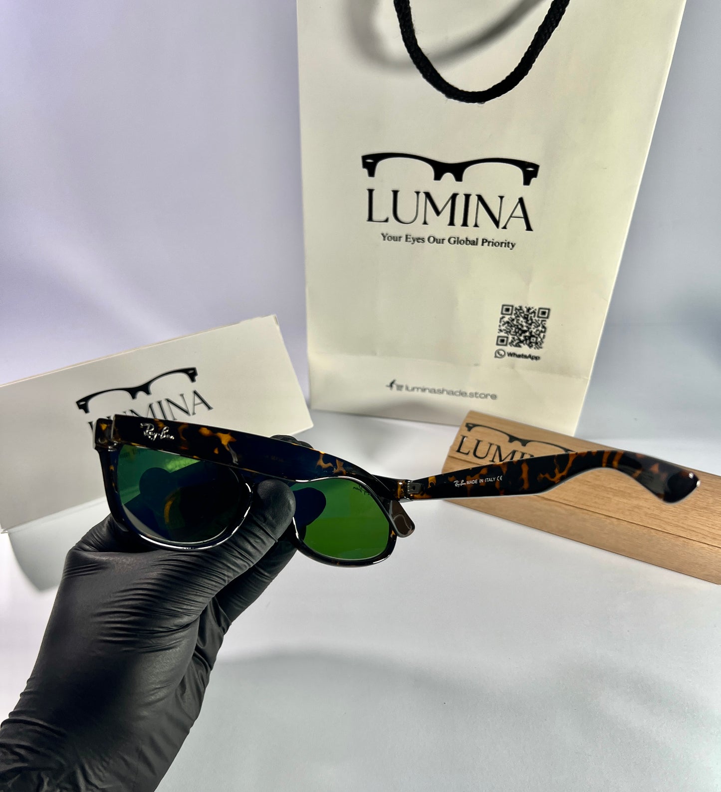 Ray-Ban New Wayfarer Tortoise RB2132 Sunglasses