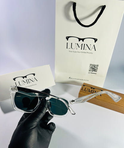 Ray-Ban Polished Transparent Black Shade