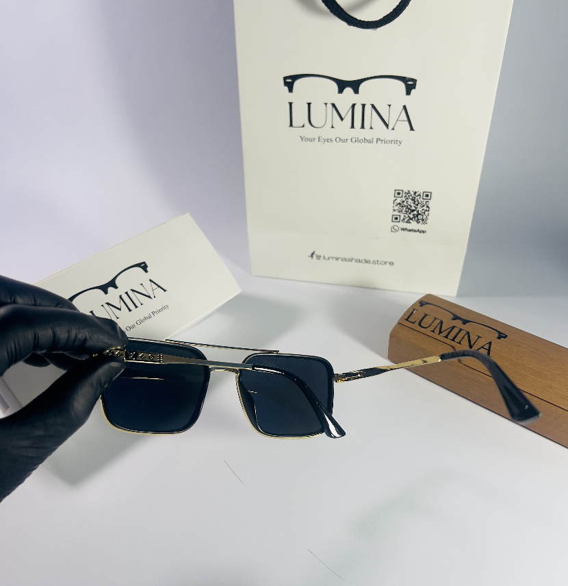 Louis Vuitton Shark Gold Black