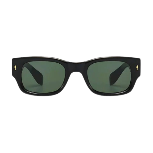 Lexi Square Sunglasses Black with Tortoise Detailing