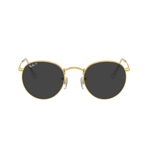 Black Ray-Ban Round Metal Sunglasses