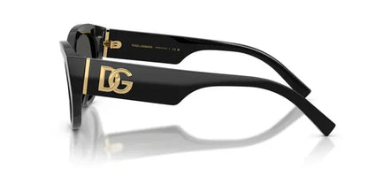 Dolce & Gabbana DG4514 Oval Black Sunglasses