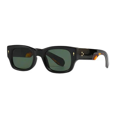 Lexi Square Sunglasses Black with Tortoise Detailing