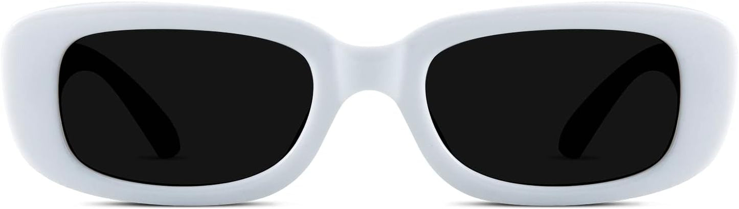 White Vintage Sunglasses