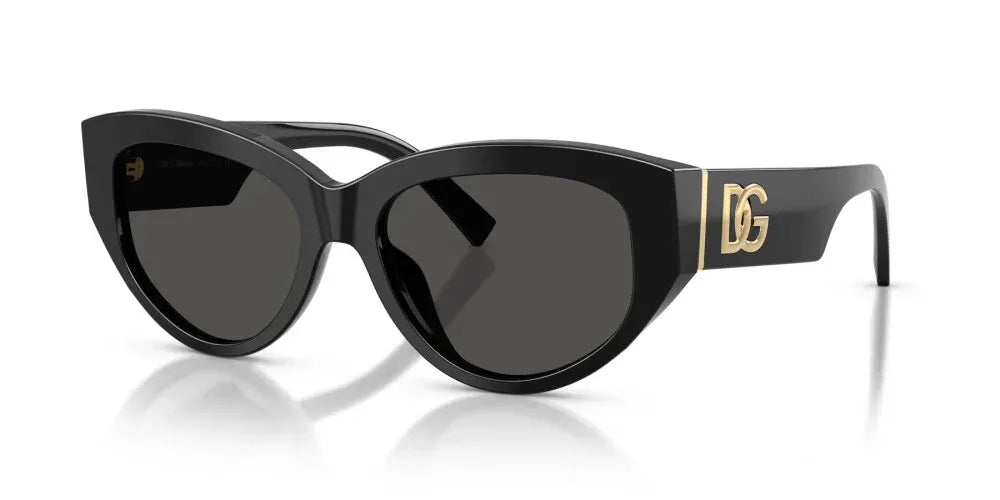 Dolce & Gabbana DG4514 Oval Black Sunglasses