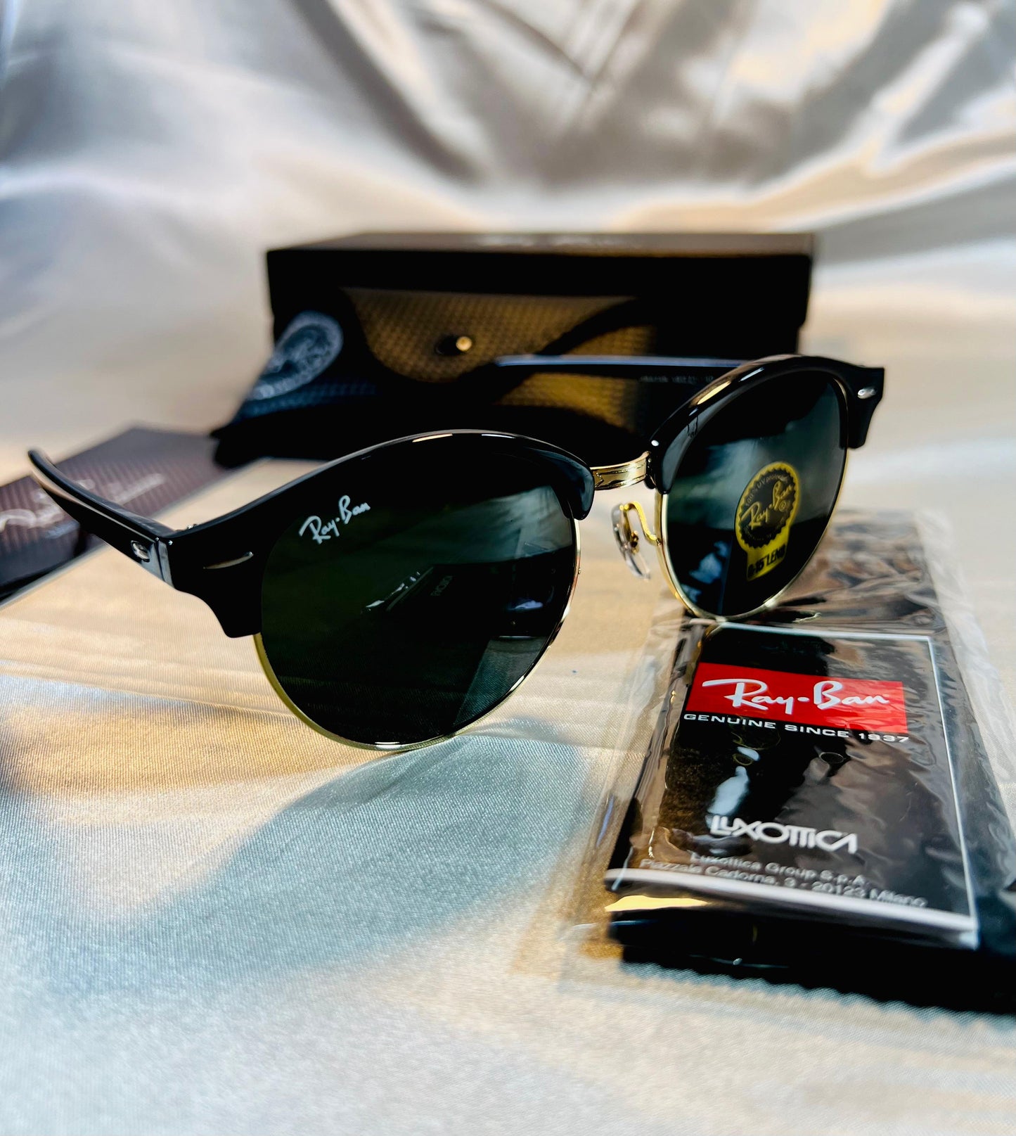 Ray-Ban Clubround Classic Polished Black | Unisex